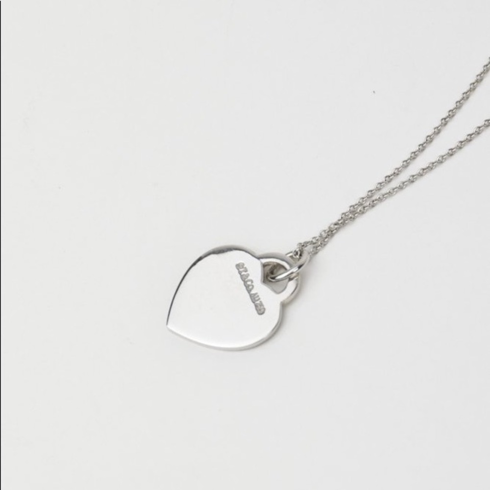 SOLD Tiffany & Co White Gold Diamond Return to Tiffany Necklace - Picture 4 of 6